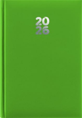 Naptár, tervező, A5, napi, DAYLINER, "Pannon", világoszöld