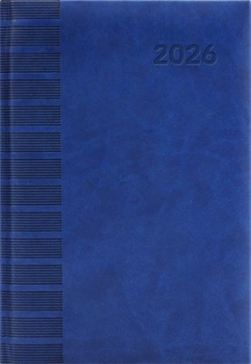 Naptár, tervező, A5, napi, DAYLINER, "Tucson", kék