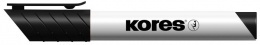 Tábla- és flipchart marker, 3 mm, kúpos, KORES "K-Marker XW1", fekete