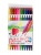 Filctoll készlet, 1/3 mm, kétvégű, ICO "Süni 300 DUO", 12 különböző szín